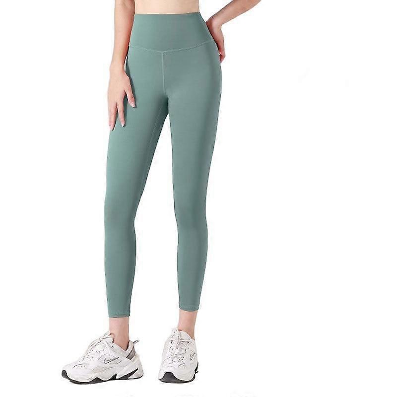 High Waisted Leggings for Women Soft Opaque Peach Buttocks Slim Tummy Control Yoga Pants Turquoise