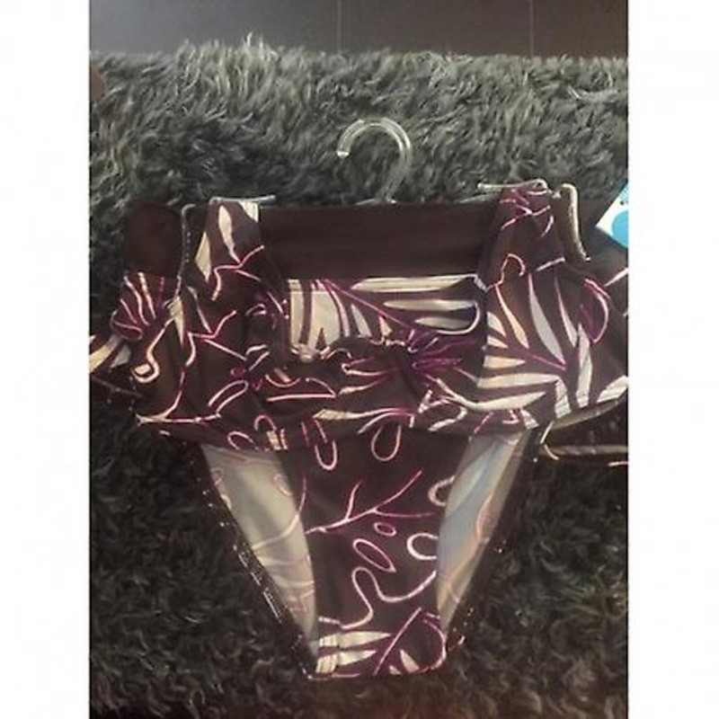 44/      U.s Size  L Women Vintage New Beach Purple Bikini  Gift  Retro  Free Shipping