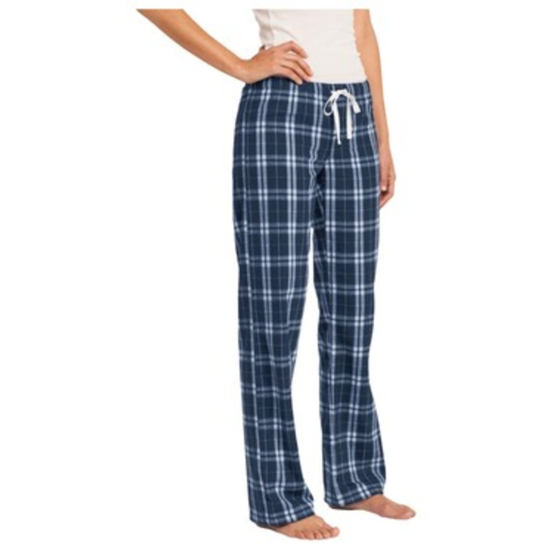 District DT2800 Womens Flannel Plaid Pants