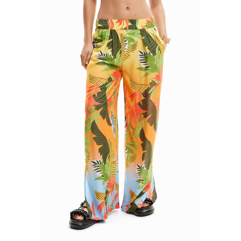 Desigual Tropical Party Beach Trousers 24SWMW21