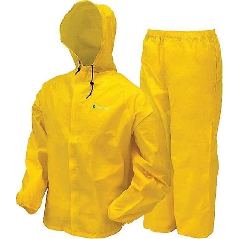 FROGG TOGGS XXL Ultra-lite2 Breathable Waterproof Rain Suit Jacket Pant Yellow