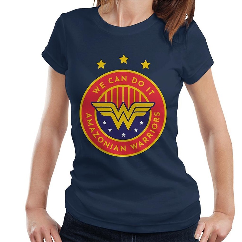 Wonder Woman Sports We Can Do It Amazonian Warriors Women’s T-Shirt