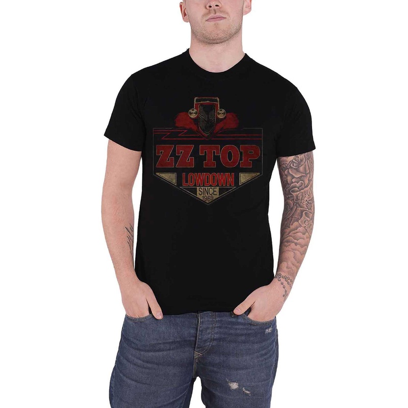 ZZ Top Lowdown Band Logo T Shirt