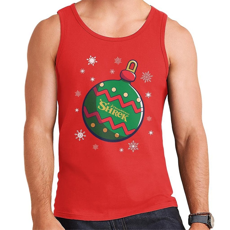Shrek Christmas Festive Bauble Winter Snowflakes Men’s Vest