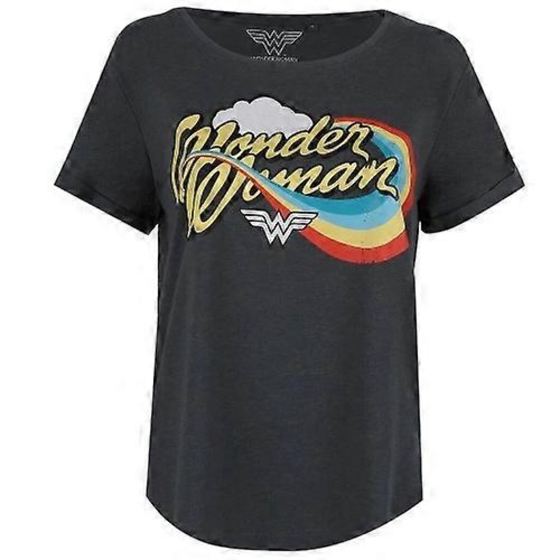 Wonder Woman Womens/Ladies Rainbow Heather T-Shirt