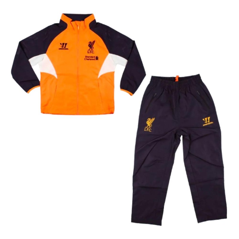 2012-2013 Liverpool Tracksuit (Orange) – Kids