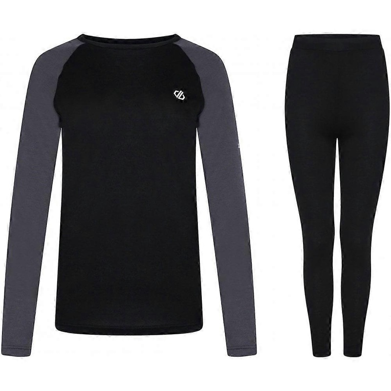 Women’s Dare 2b Womens Exchange IIII Baselayer Set / Black/Ebony / 14