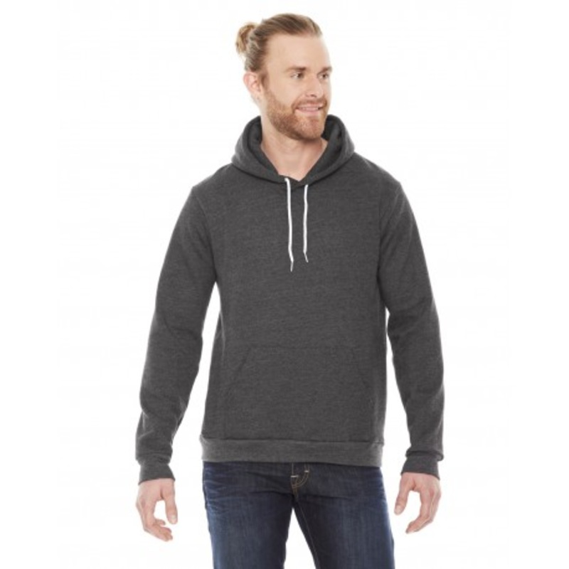 American Apparel F498W Unisex Flex Fleece DropShoulder Pullover Hoodie | American Apparel F498W
