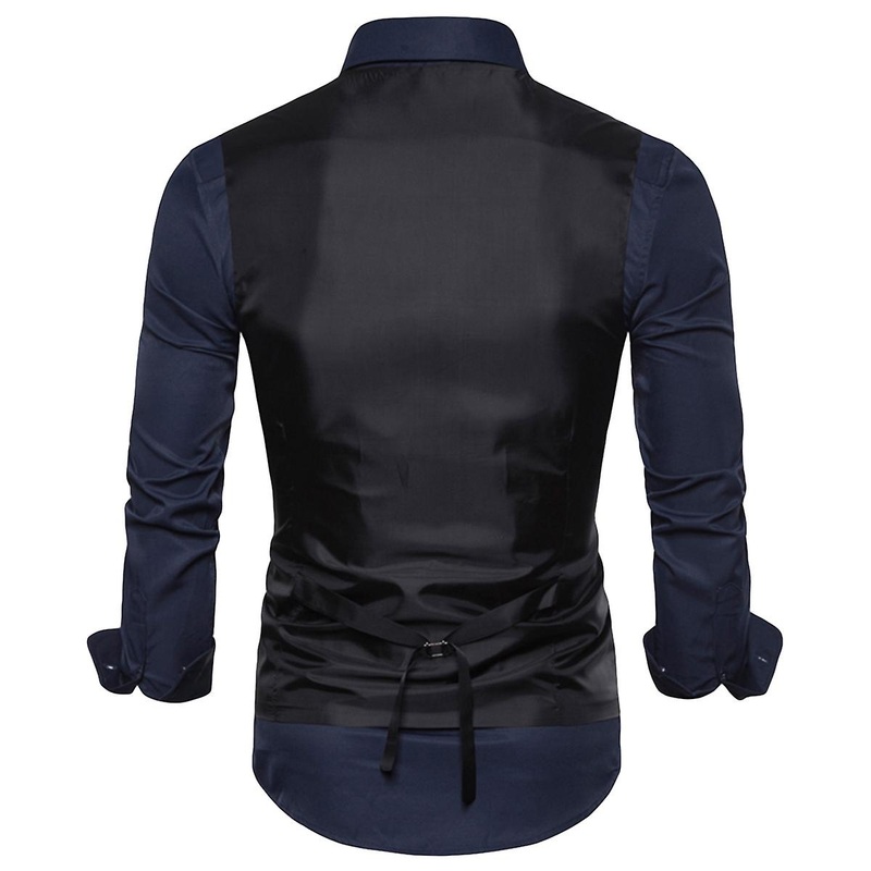 Cloudstyle Men’s Classic Busines V Neck Slim Fit Suit Vest