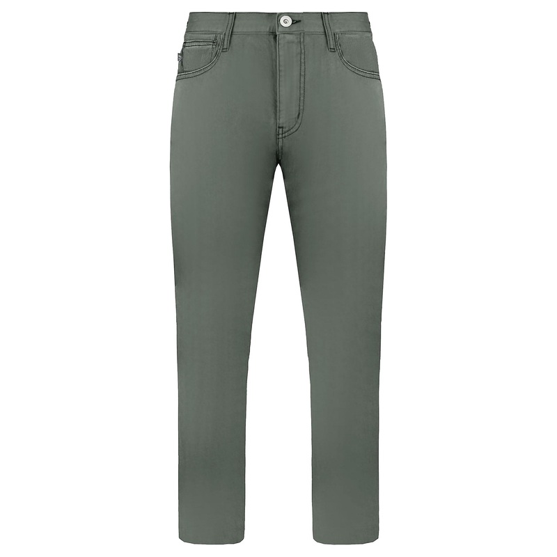Emporio Armani Regular Fit Grey Trousers 3G1J45 1NEDZ 0641