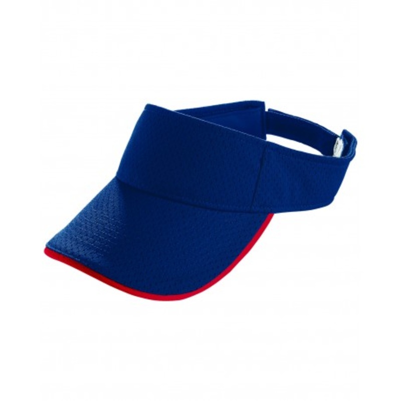 Augusta Drop Ship 6223 Adult Athletic Mesh Two-Color Visor | Augusta Sportswear 6223