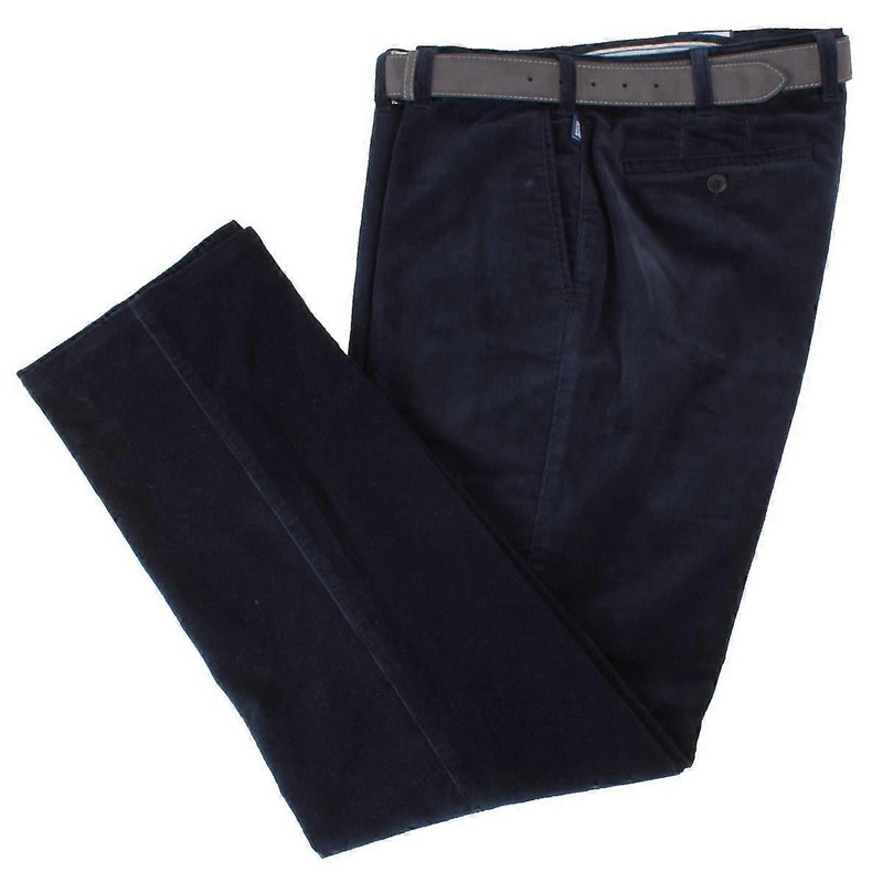 BRUHL Parma B Fine Cord Trousers – Blue