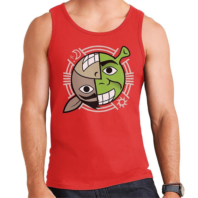Shrek And Donkey Smiling Character Heads Men’s Vest