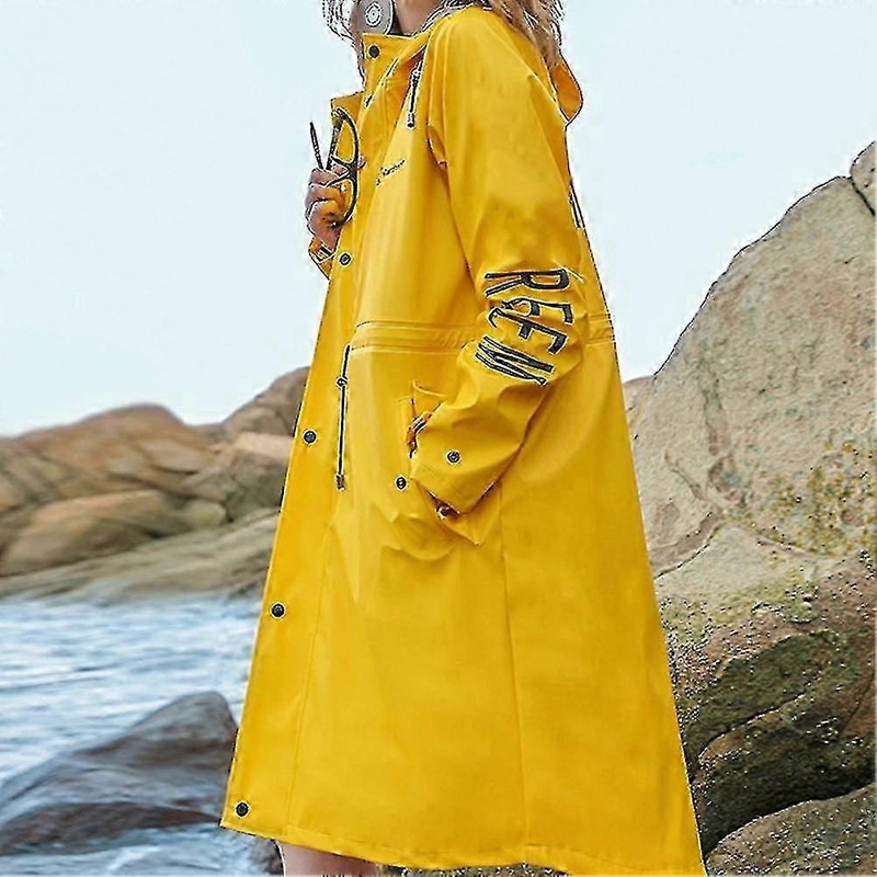 Adult One-piece Non-disposable Raincoat Fashion Friendly Breathable Rainware Men Women Outdoor Rain-poncho