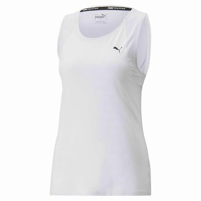 Womens Short Sleeve T-Shirt Puma Favorite Tank White