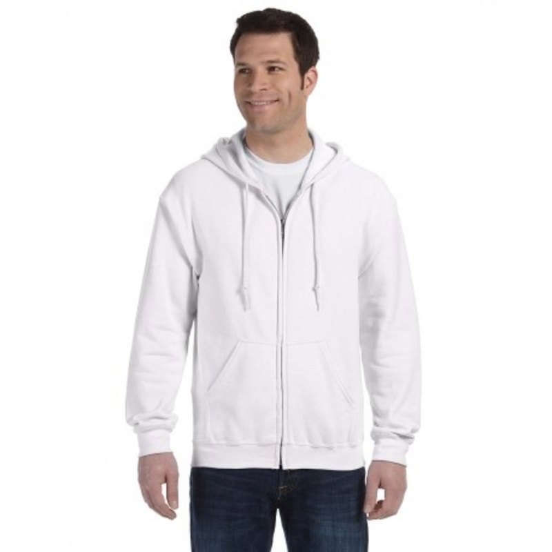Gildan G186 Adult Heavy Blend 50/50 Full-Zip Hooded Sweatshirt | Gildan G186