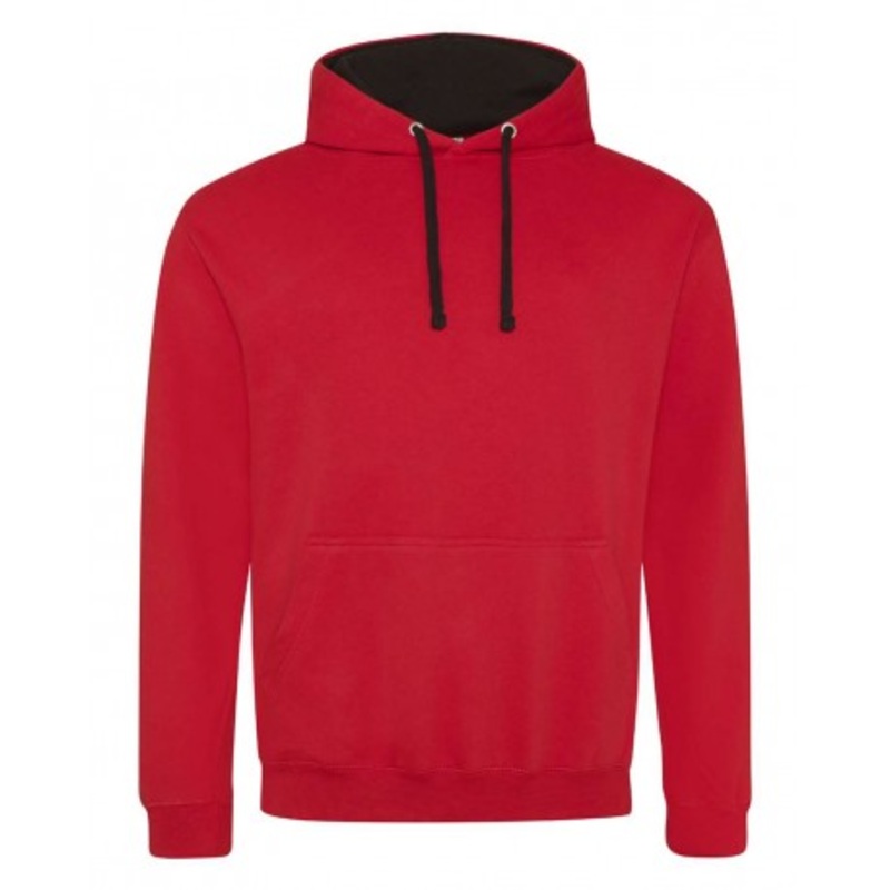 AWDis JHA003 Midweight Varsity Contrast Hooded Sweatshirt | AWDis JHA003