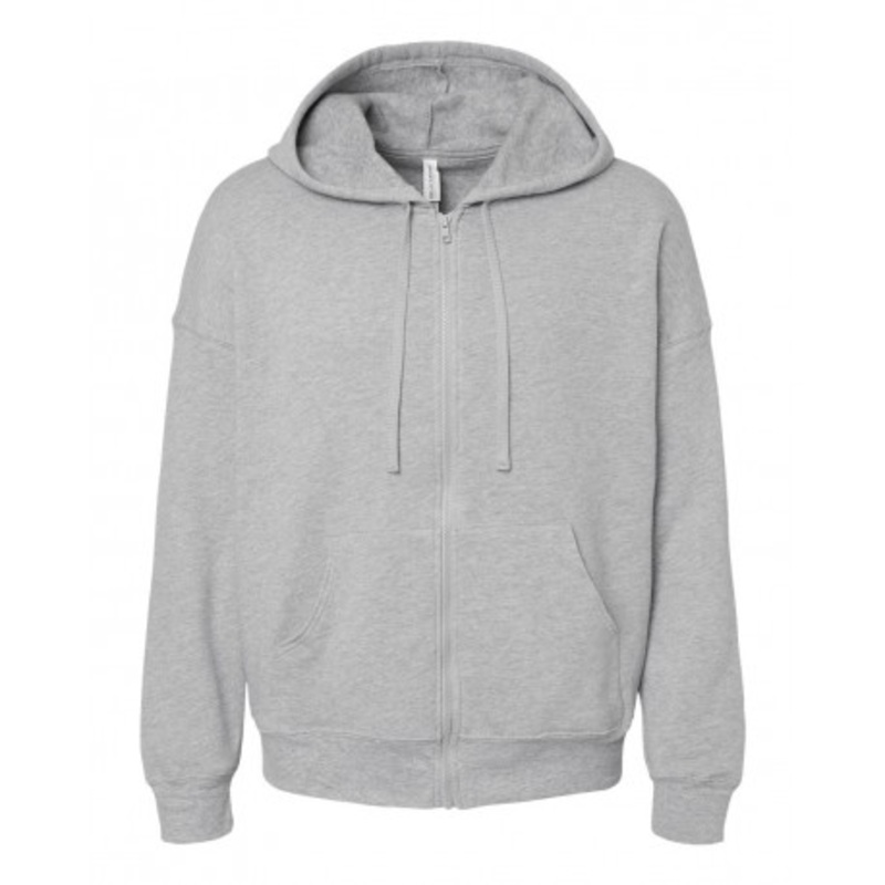 BELLA + CANVAS 3759 Sponge Fleece DTM Full-Zip Hoodie | Bella + Canvas 3759