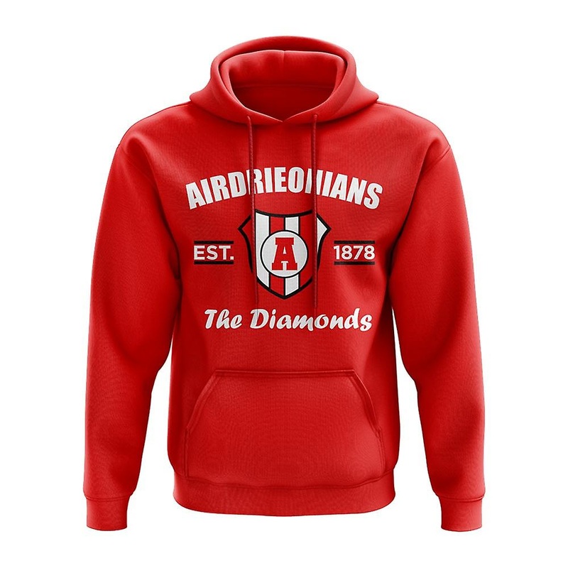 Airdrie Established Football Hoody (Red)