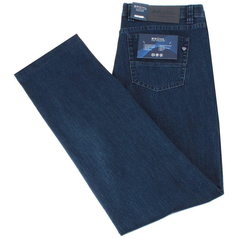 BRUHL Genua III B Basic Denim Jeans – Stone Blue
