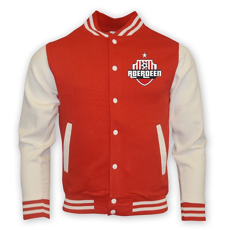Aberdeen College Baseball Jacket (red)