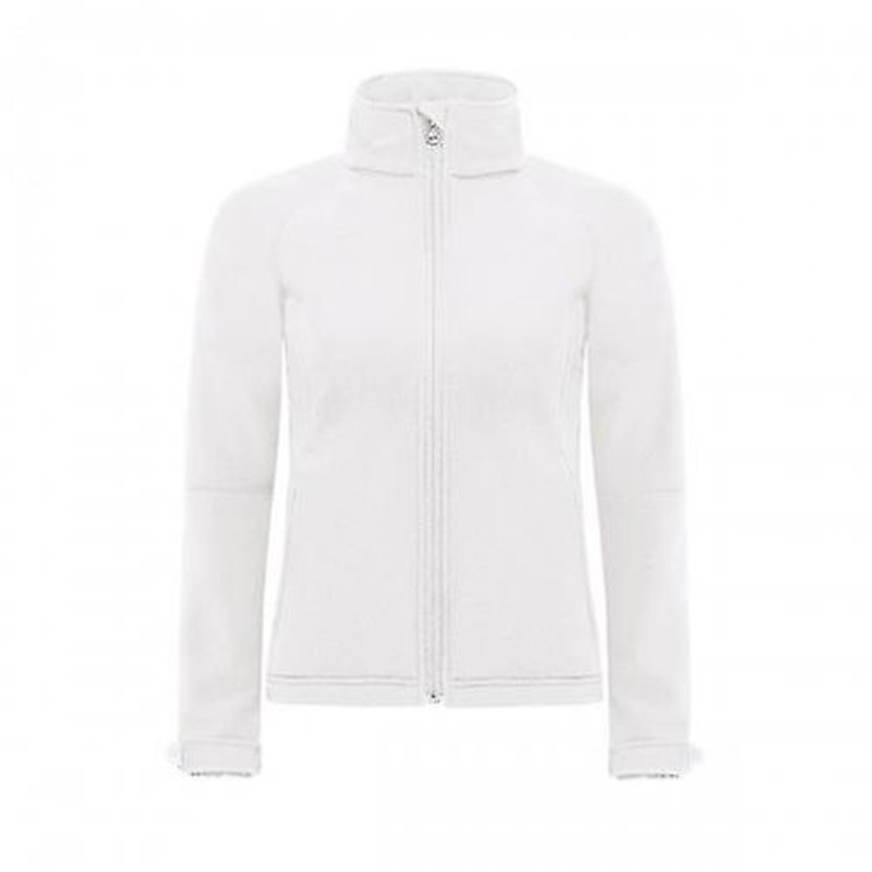 B&C Womens Hooded Premium Softshell Jacket (Windproof, Waterproof & Breathable)