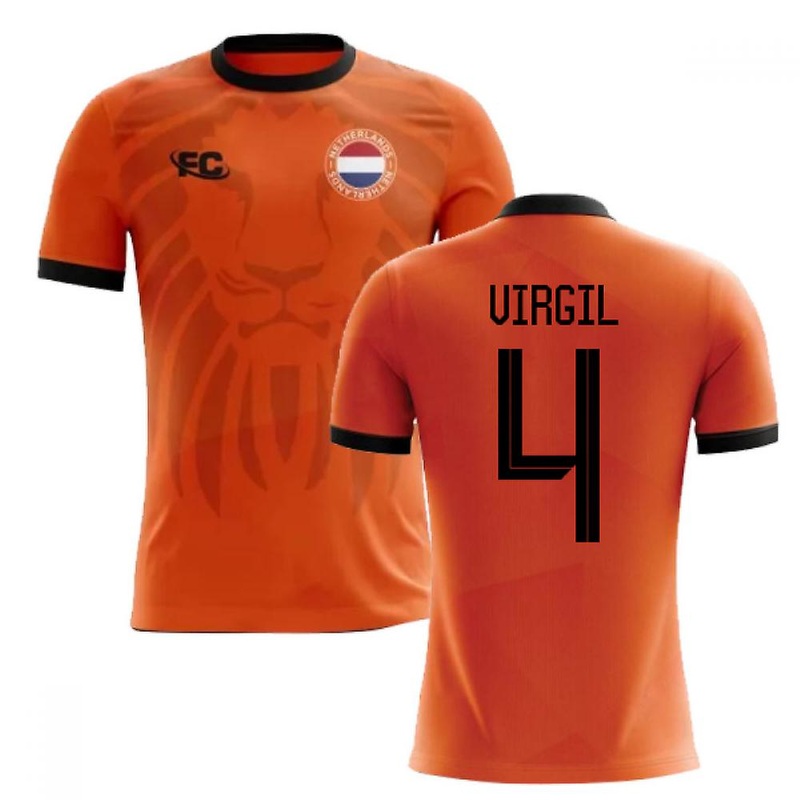 2018-2019 Holland Fans Culture Home Concept Shirt (VIRGIL 4) – Kids (Long Sleeve)