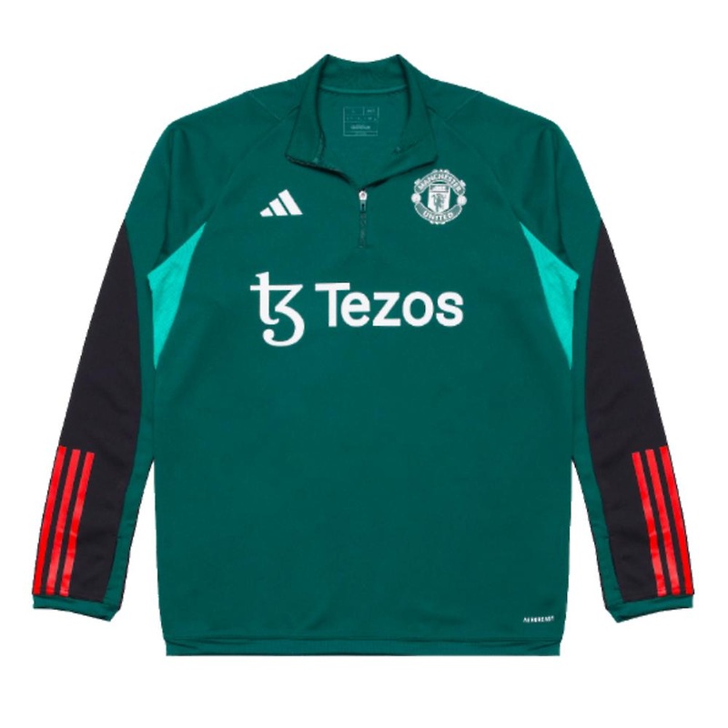 2023-2024 Man Utd Training Top (Green)