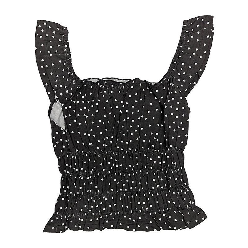 Brave Soul Vanassablk Womens Vest Cotton Stretchy Sleeveless