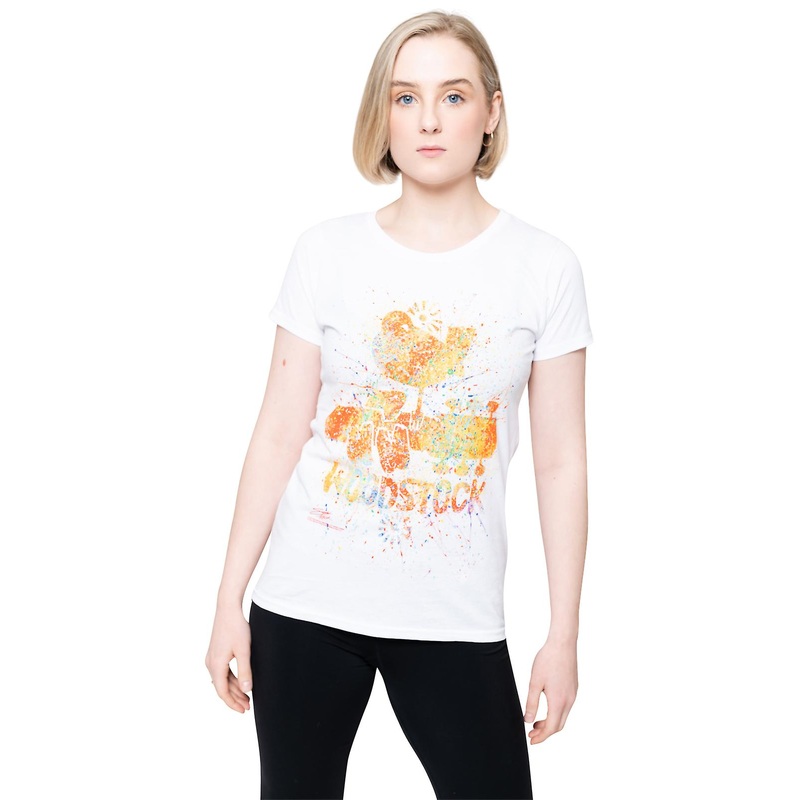Woodstock Splatter Logo Skinny T Shirt