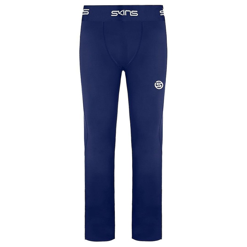 Skins Series-1 Stretch Waist Navy Blue Mens Long Tights Leggings SO00100019010