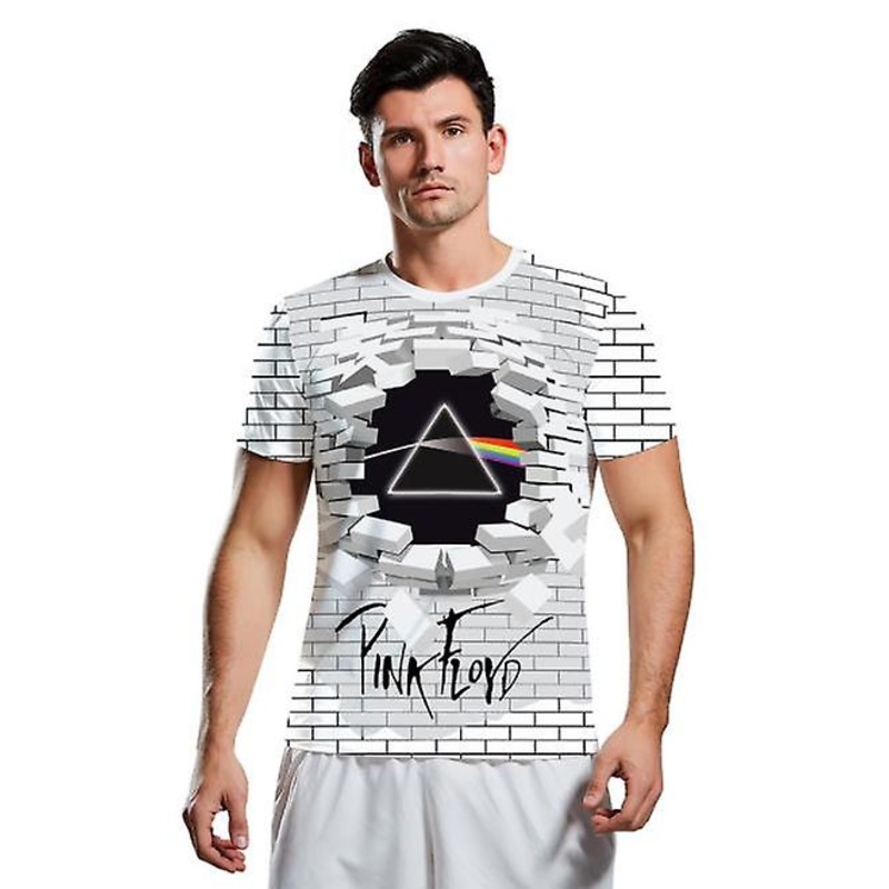 2022 New Outlet Summer Men’s T3d Digital Printing Pattern Round Neck Short-sleeved T-shirt