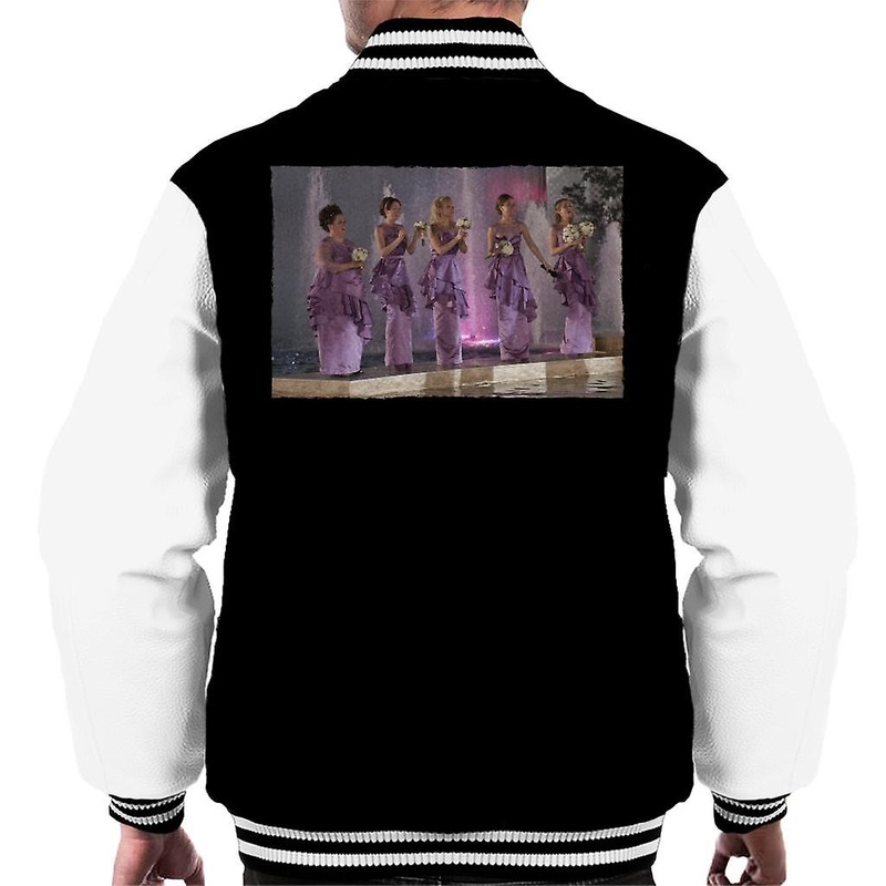 Bridesmaids Bridal Party Wedding Stage Men’s Varsity Jacket