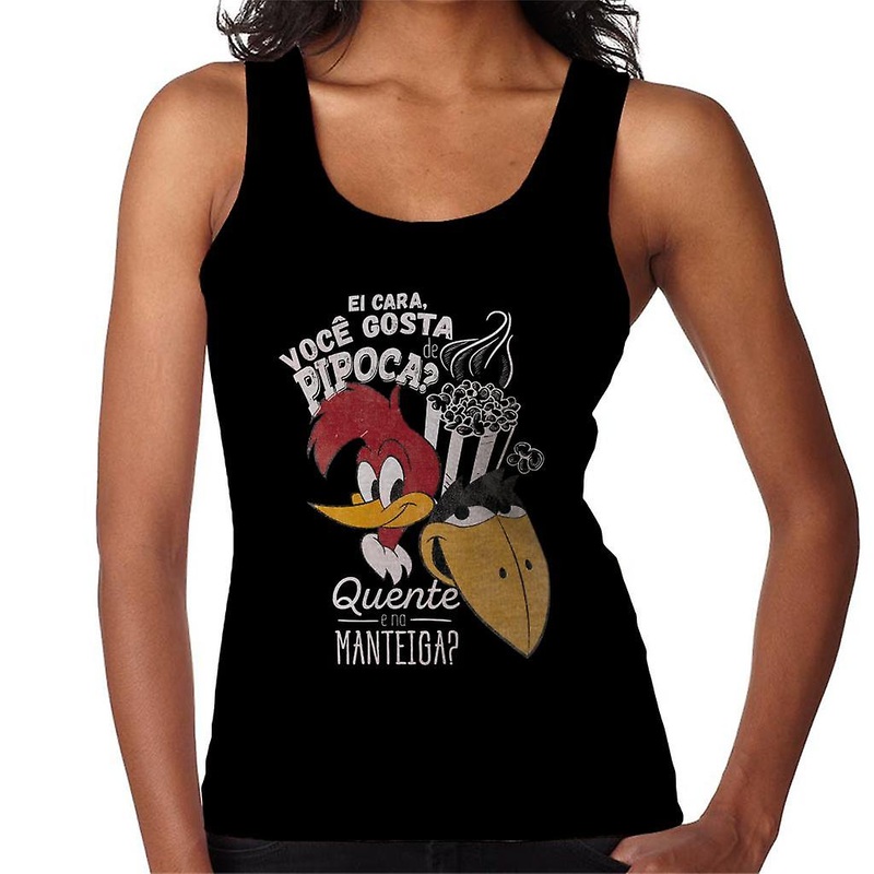 Woody Woodpecker Ei Cara Voce Gosta De Pipoca Women’s Vest