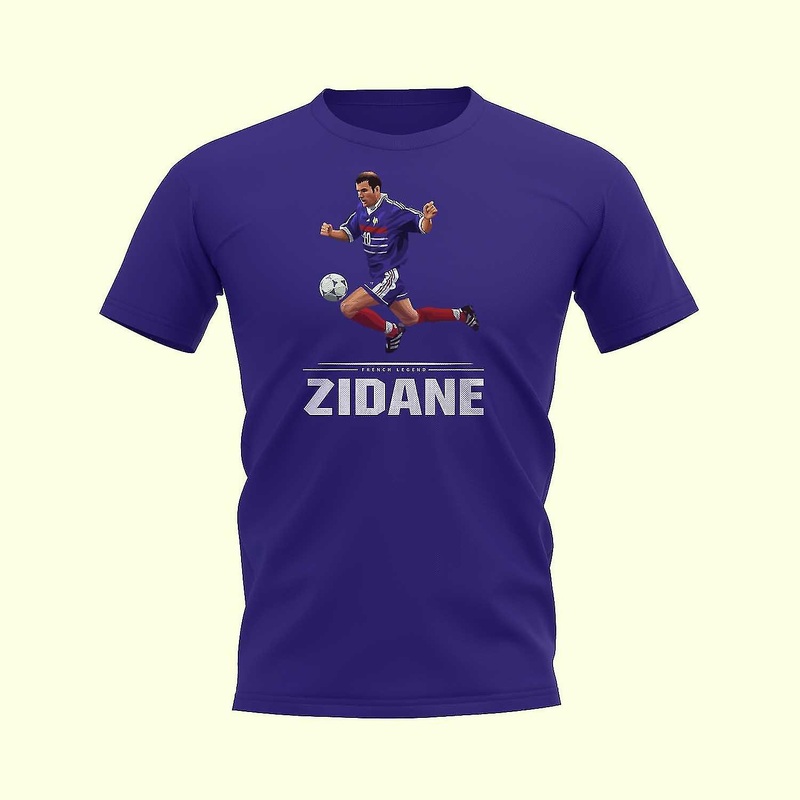 Zinedine Zidane Player T-Shirt (Blue)