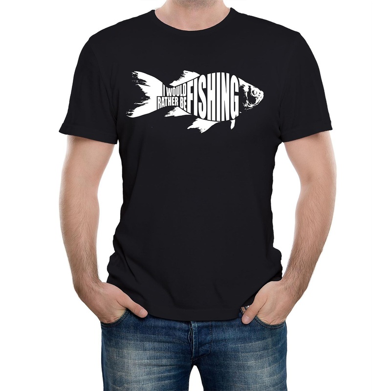 Reality Glitch I Would Rather Be Fishing Mens T-shirt